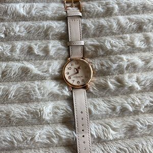 Coach ivory watch